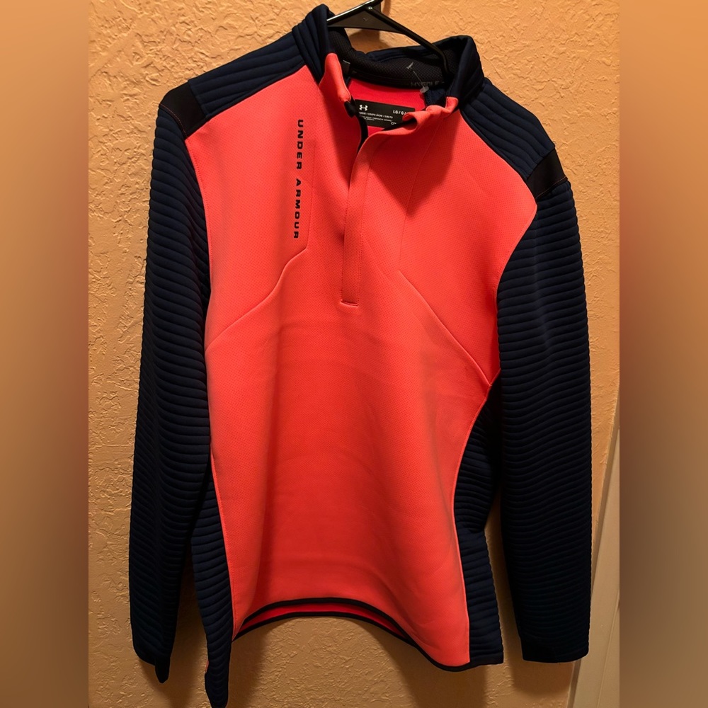 Under Armour Cold Gear Half Zip Pullover Sweater Men's Size Large